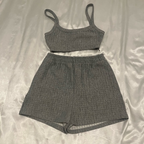 Arabella Shorts & Top Matching Set - gray, xs - Picture 2 of 7